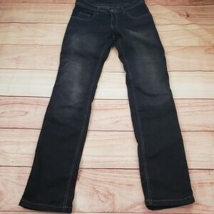 Street & Steel Jeans Mens 30x33 Black Motorcycle Aramid Denim Pants Padded Knees
